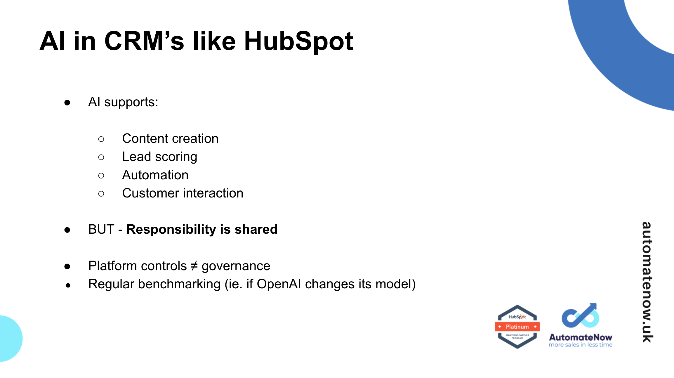 AI governance in HubSpot