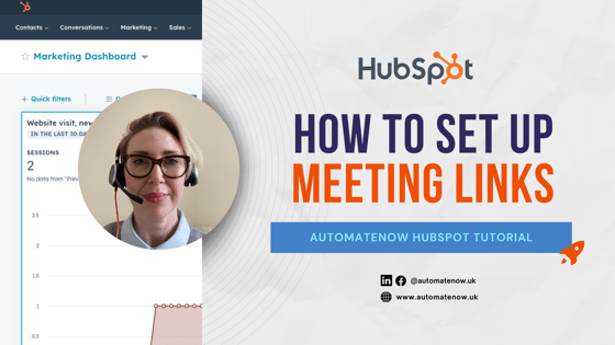 How to set up meeting links in Hubspot