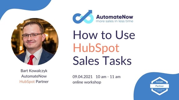 how to use sales tasks in hubspot