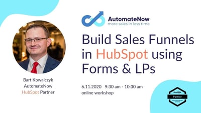Building Sales Funnels in HubSpot using Forms and Landing Pages
