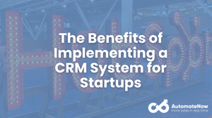 crm implementation startups