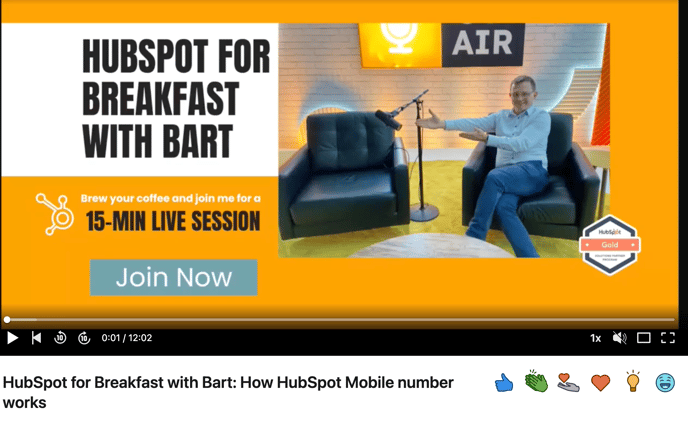 HubSpot for breakfast run by Bart