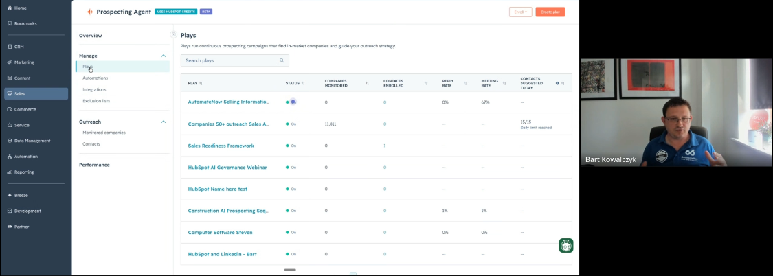What is New in HubSpot - Prospecting Agent - Plays-1