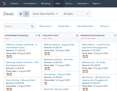 deal pipeline management hubspot
