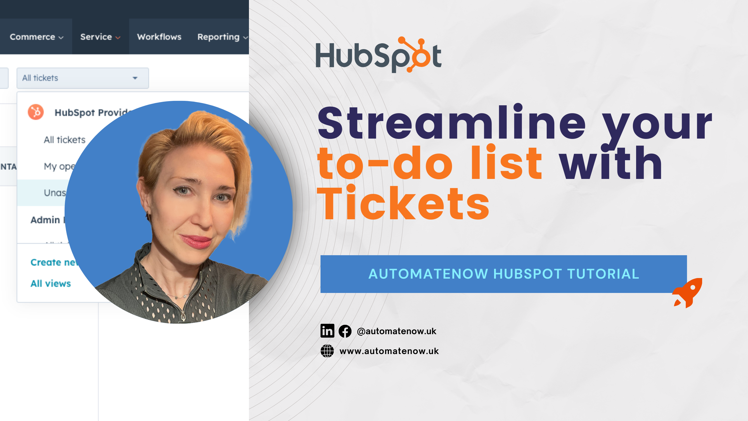 Sam Easton HubSpot Tickets